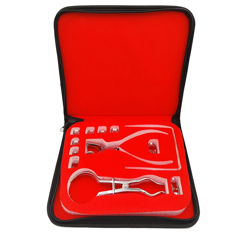 Dental Dam Hole Puncher Pliers for Dentist Perforator Rubber Orthodontic Tools Dam Clip