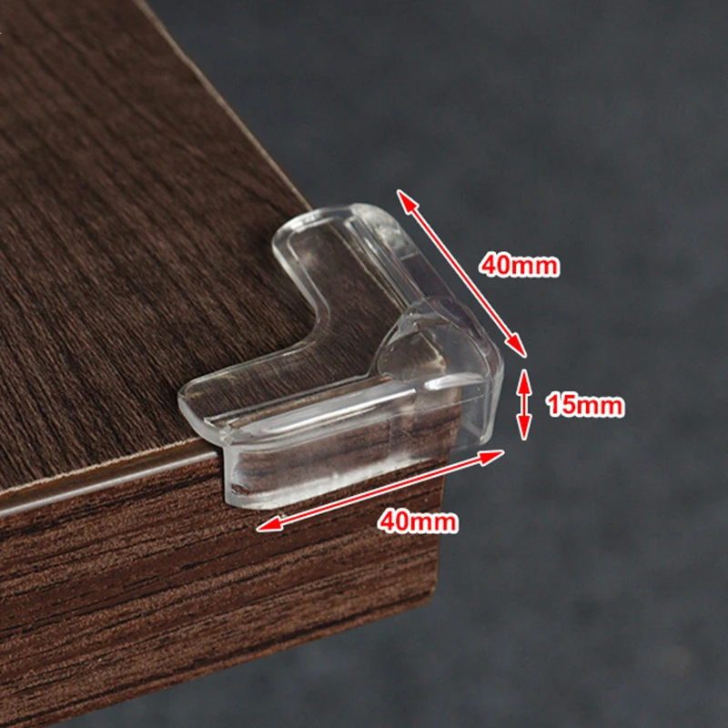 4Pcs/10PCS Children Baby Safety Silicone Protector Table Corner Edge Protection Cover Children Anticollision Edge Guards