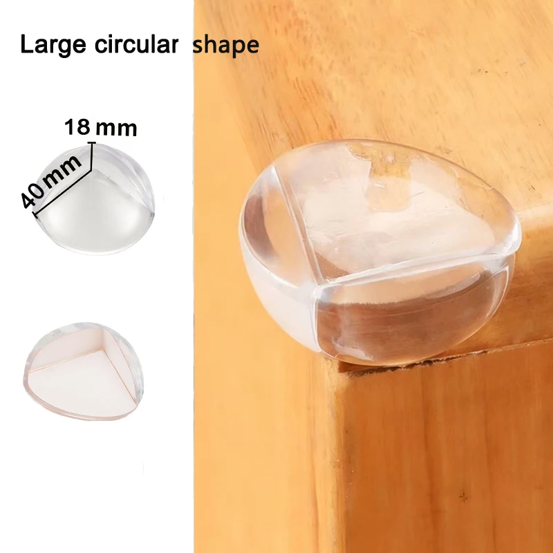 4Pcs/10PCS Children Baby Safety Silicone Protector Table Corner Edge Protection Cover Children Anticollision Edge Guards