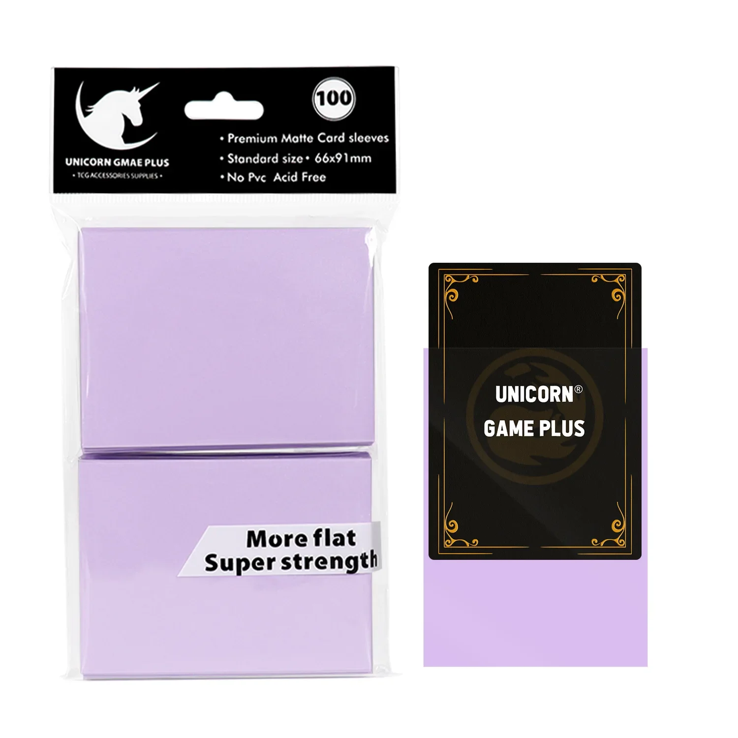 100PCS 66x91mm Matte Standard Size Card Sleeves TCG Trading Cards Protector For Tarot Shield Board Games Magical Cover PKM