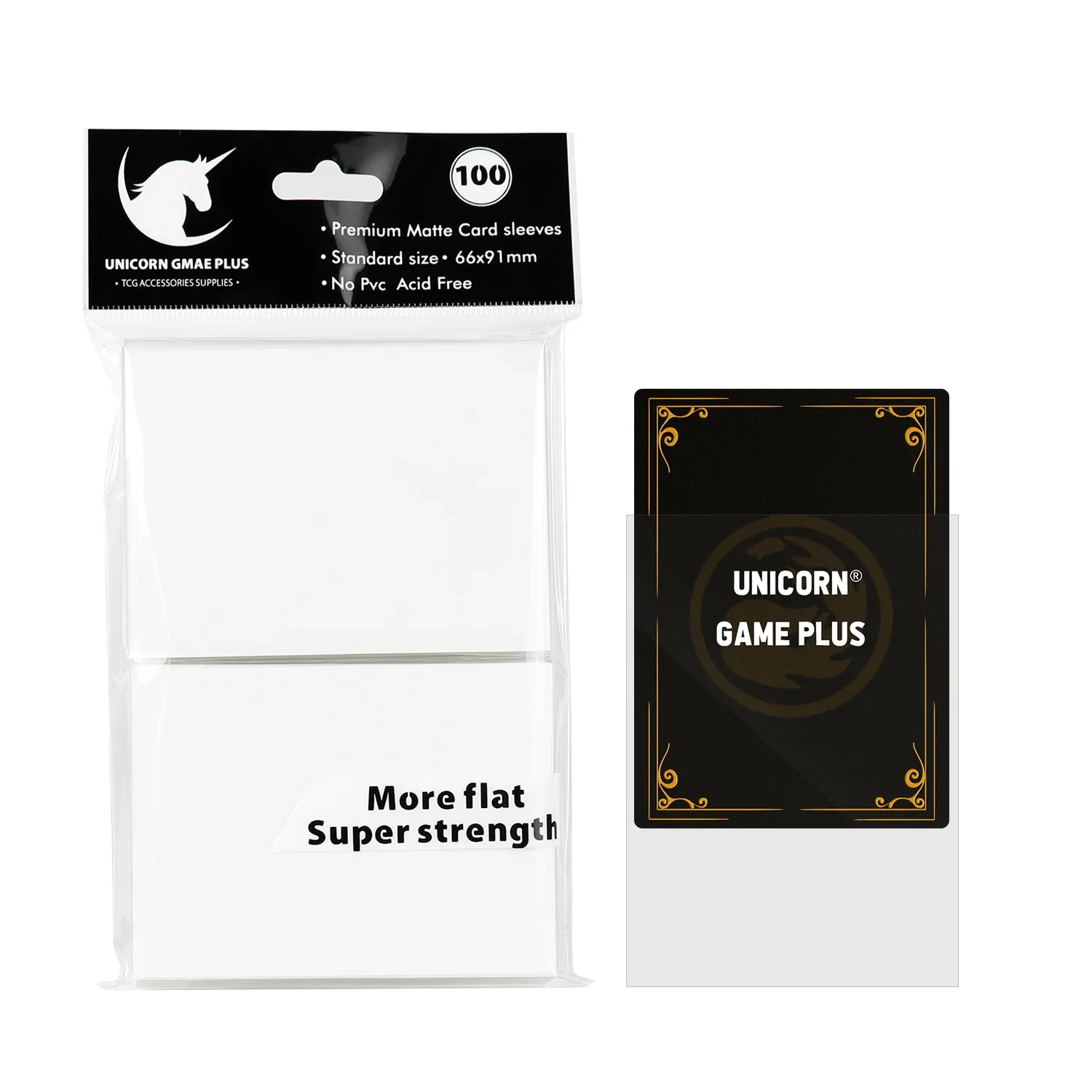 100PCS 66x91mm Matte Standard Size Card Sleeves TCG Trading Cards Protector For Tarot Shield Board Games Magical Cover PKM