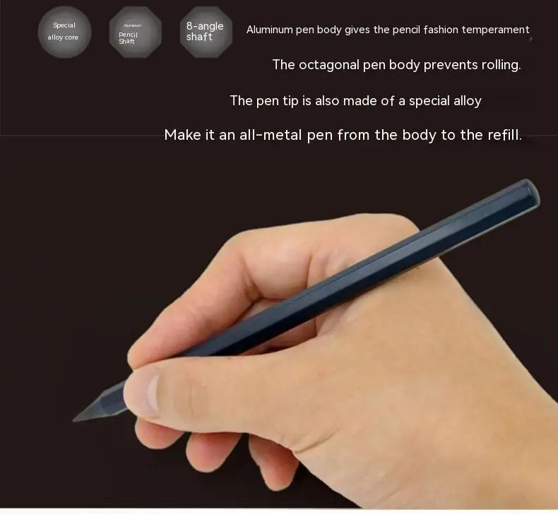 Metal Eternal No Ink Pen, Magic Pencils, New Technology, Unlimited Writing, Painting Supplies, Novelty Gifts, Stationery