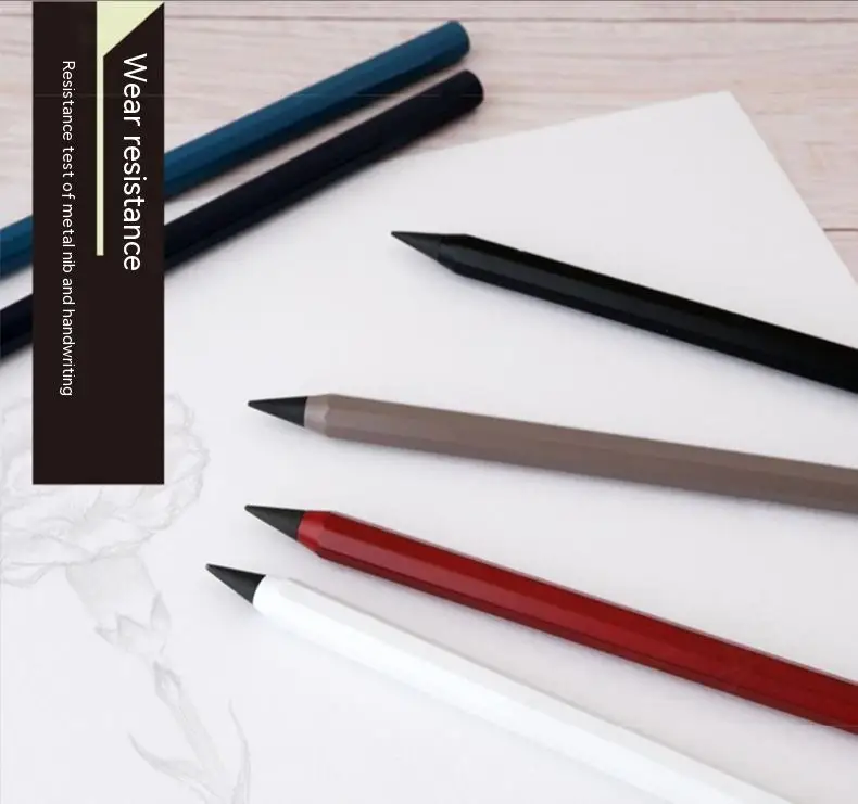 Metal Eternal No Ink Pen, Magic Pencils, New Technology, Unlimited Writing, Painting Supplies, Novelty Gifts, Stationery