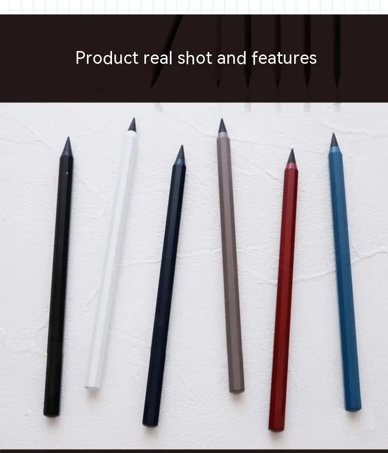 Metal Eternal No Ink Pen, Magic Pencils, New Technology, Unlimited Writing, Painting Supplies, Novelty Gifts, Stationery