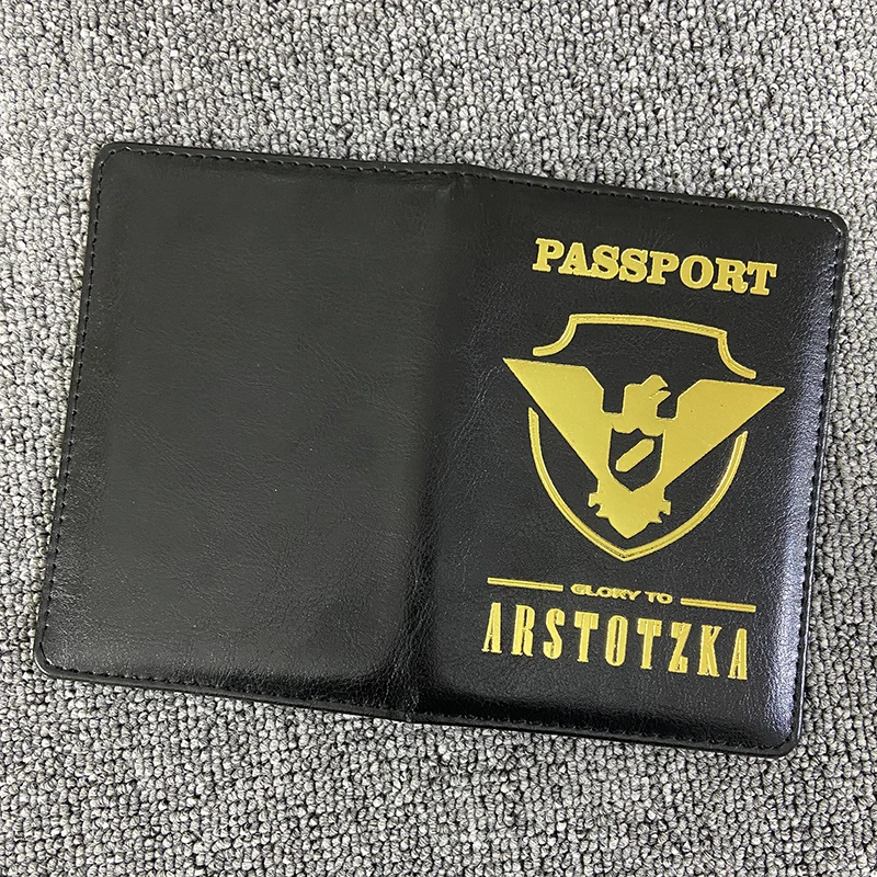 Passport Holder Pu Leather Covers for Passports Glory To Arstotzka
