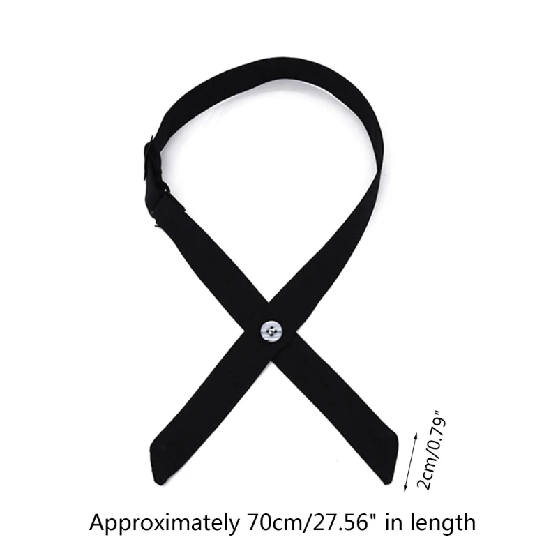 Women Vintage Elegant Pre-Tied Neck Tie Brooch Imitation Pearl Jewelry Ribbon Bow Tie Corsage for Shirt Collar Clothes Dropship