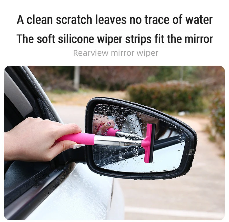 Non-Scratch Soft Silicone Handy Squeegee Car Wrap Tools Water Window Wiper Drying Blade Clean Scraping Film Scraper Accessories
