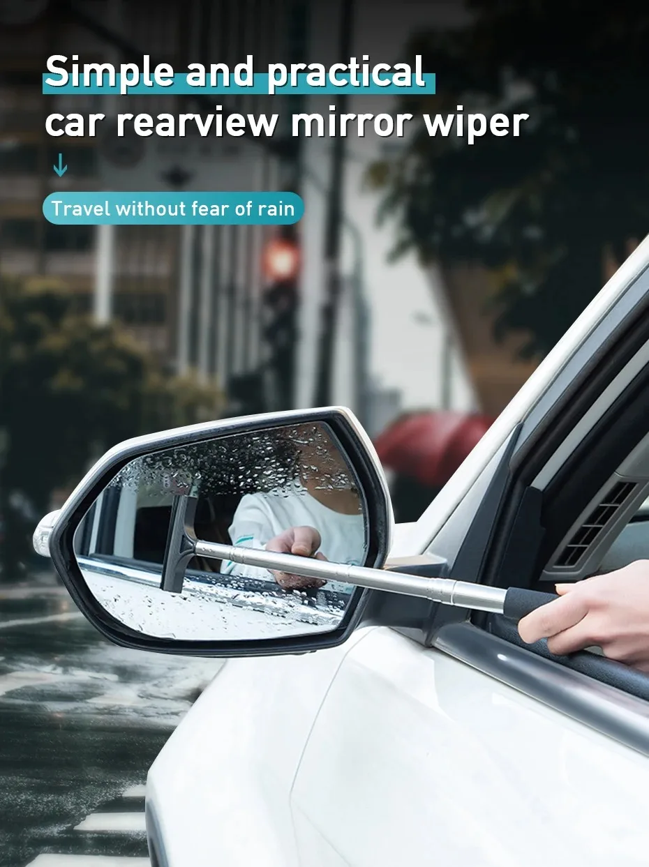 Non-Scratch Soft Silicone Handy Squeegee Car Wrap Tools Water Window Wiper Drying Blade Clean Scraping Film Scraper Accessories