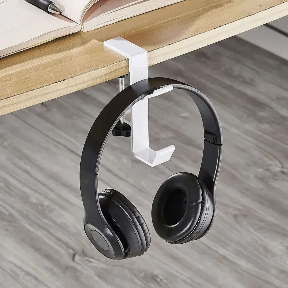 Multi Functional Headphone Stand Table Side Hanging Storage Rack for Sony/Airpods Max Gaming Headset Bag Universal Metal Holder