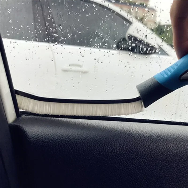 Bathroom Kitchen Gap Cleaning Brush Durable Grout Hard Bristle Long Handle Cleaner Brush for Tile Gaps Window Frames Door Track