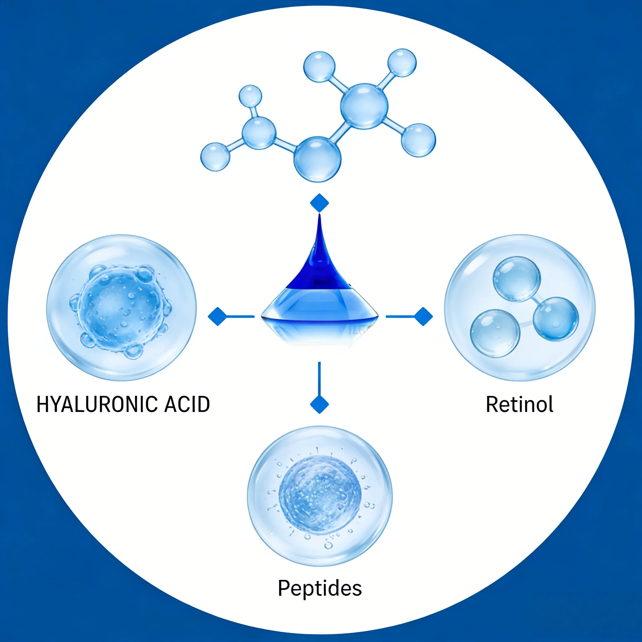 Retinol Microneedle Eye Patches with Hyaluronic Acid & Firming Peptides,for Forehead, Eye Area, Crow's Feet & Smile Lines,1Pair.
