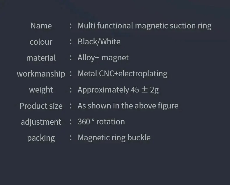 2026 New Magnetic Phone Ring Holder 360° Rotation Foldable Stand Double Sided Strong Magnet For Magsafe iPhone Samsung Holder
