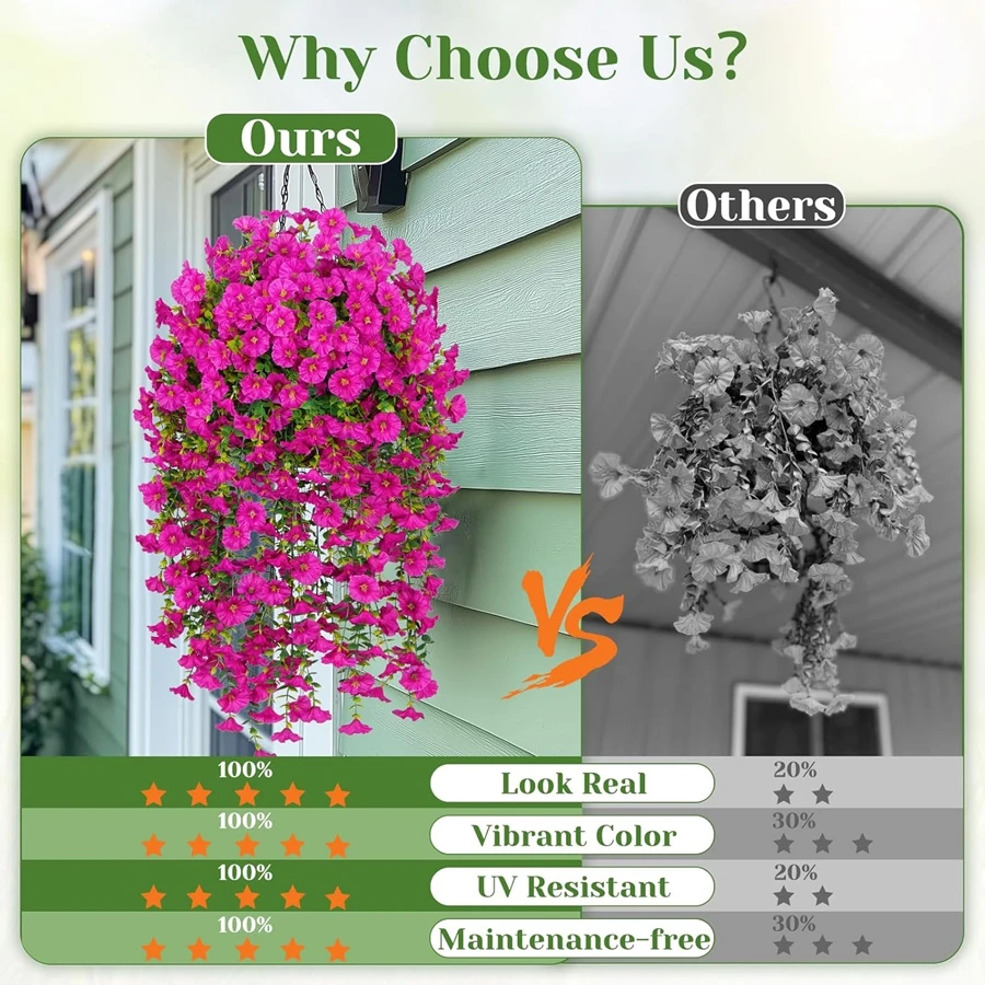 1/2Pcs Artificial Flowers Vine Morning Glory Wedding Bridal Home Room Table Festival Decor Outdoor Yard Garden Arch DIY Gift Box