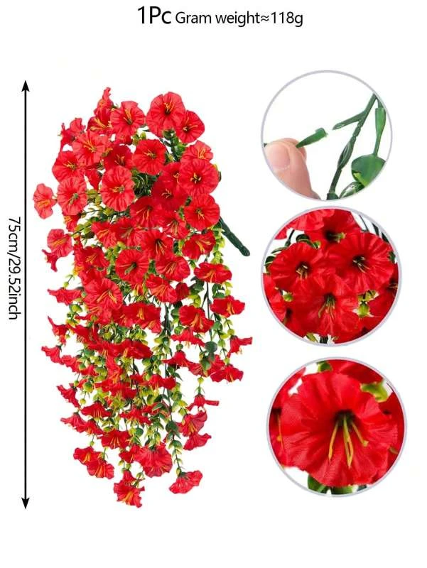 1/2Pcs Artificial Flowers Vine Morning Glory Wedding Bridal Home Room Table Festival Decor Outdoor Yard Garden Arch DIY Gift Box