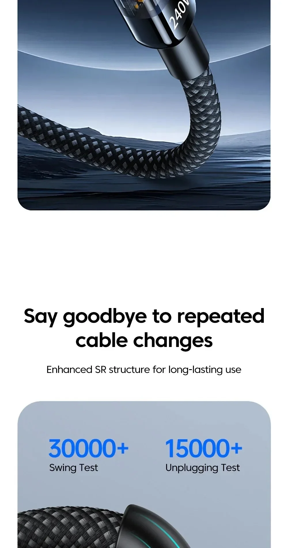 240W Cable QC 3.0 USB to Type C Super Fast Charging Cable For Samsung Xiaomi Huawei LED Digital Display Phone Charger Data Cord