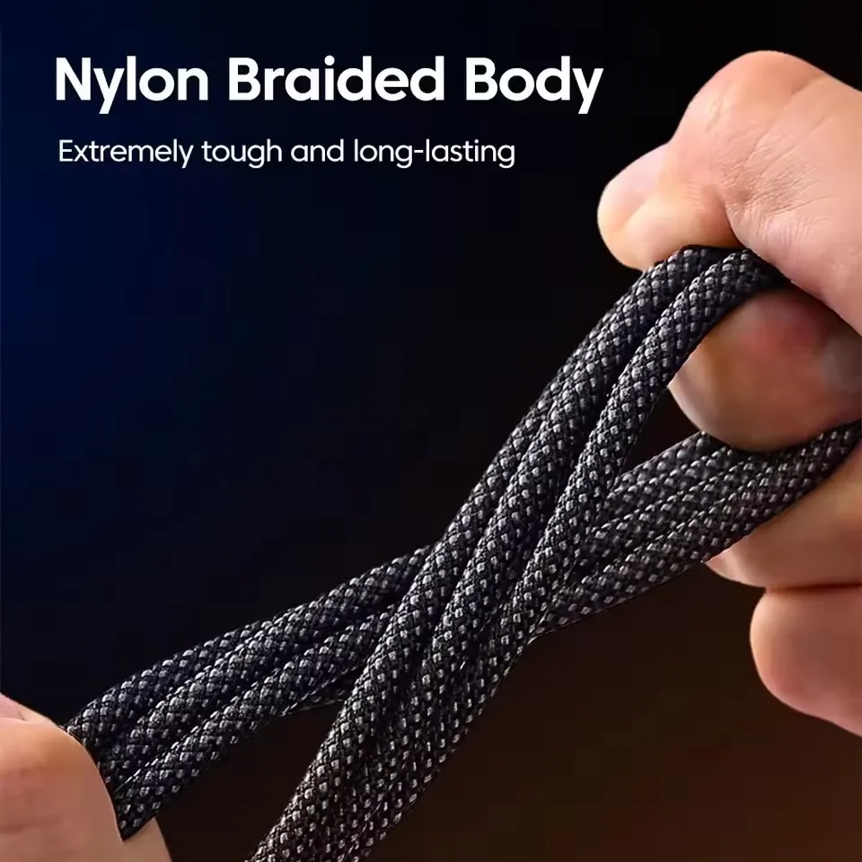 240W Cable QC 3.0 USB to Type C Super Fast Charging Cable For Samsung Xiaomi Huawei LED Digital Display Phone Charger Data Cord