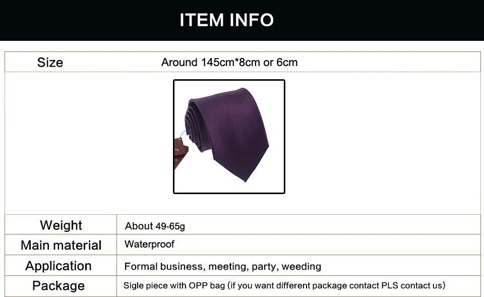 Classic Business Necktie Collar Men Women Quality Stripe Ties Scarves Deep Purple Waterproof British Style Mens Neck Ties Color