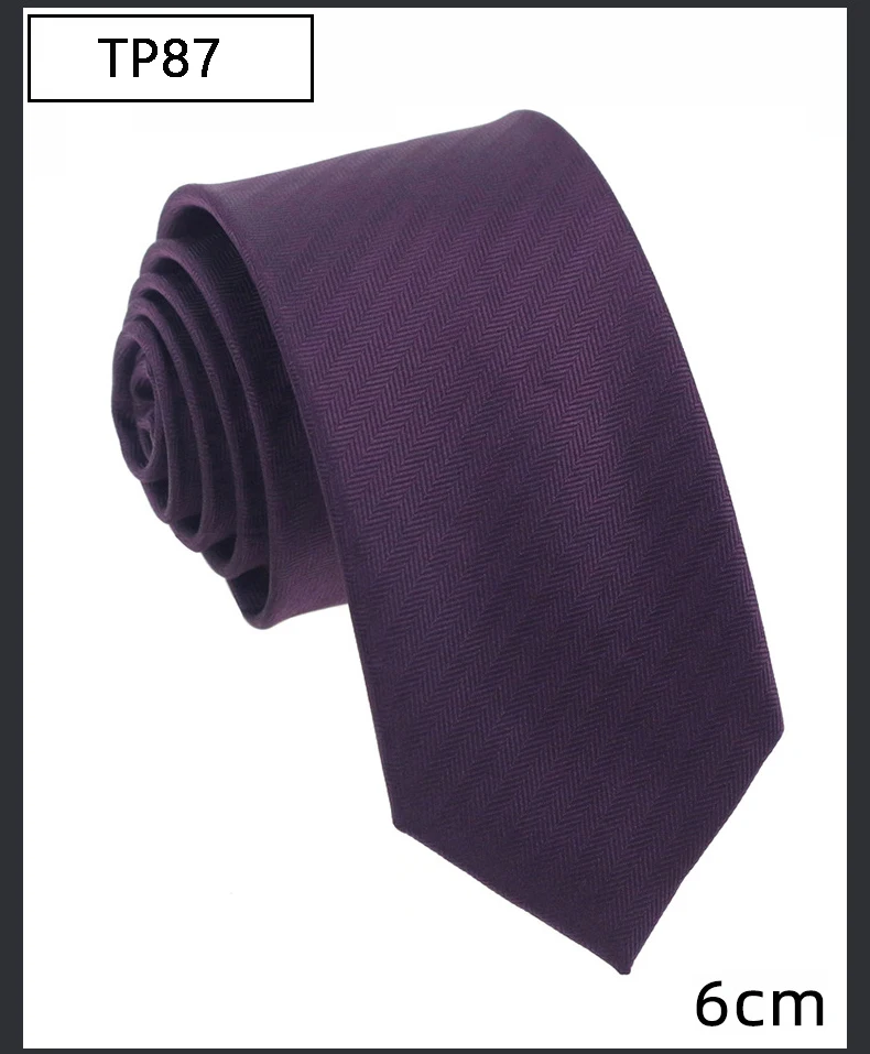 Classic Business Necktie Collar Men Women Quality Stripe Ties Scarves Deep Purple Waterproof British Style Mens Neck Ties Color