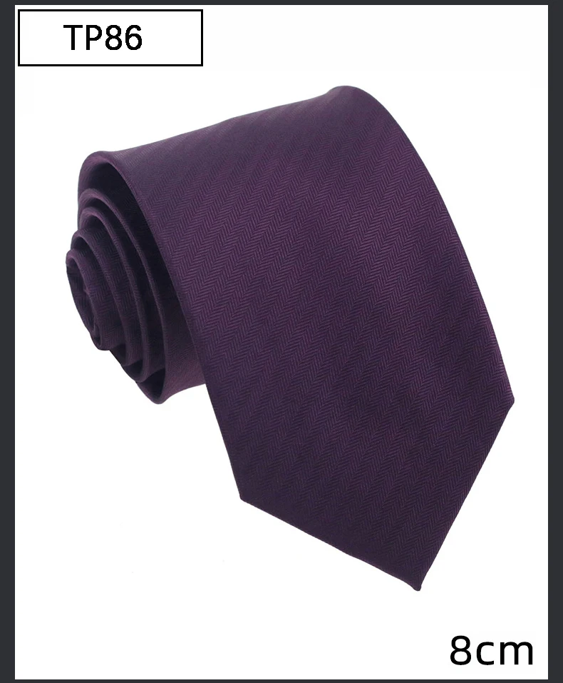 Classic Business Necktie Collar Men Women Quality Stripe Ties Scarves Deep Purple Waterproof British Style Mens Neck Ties Color