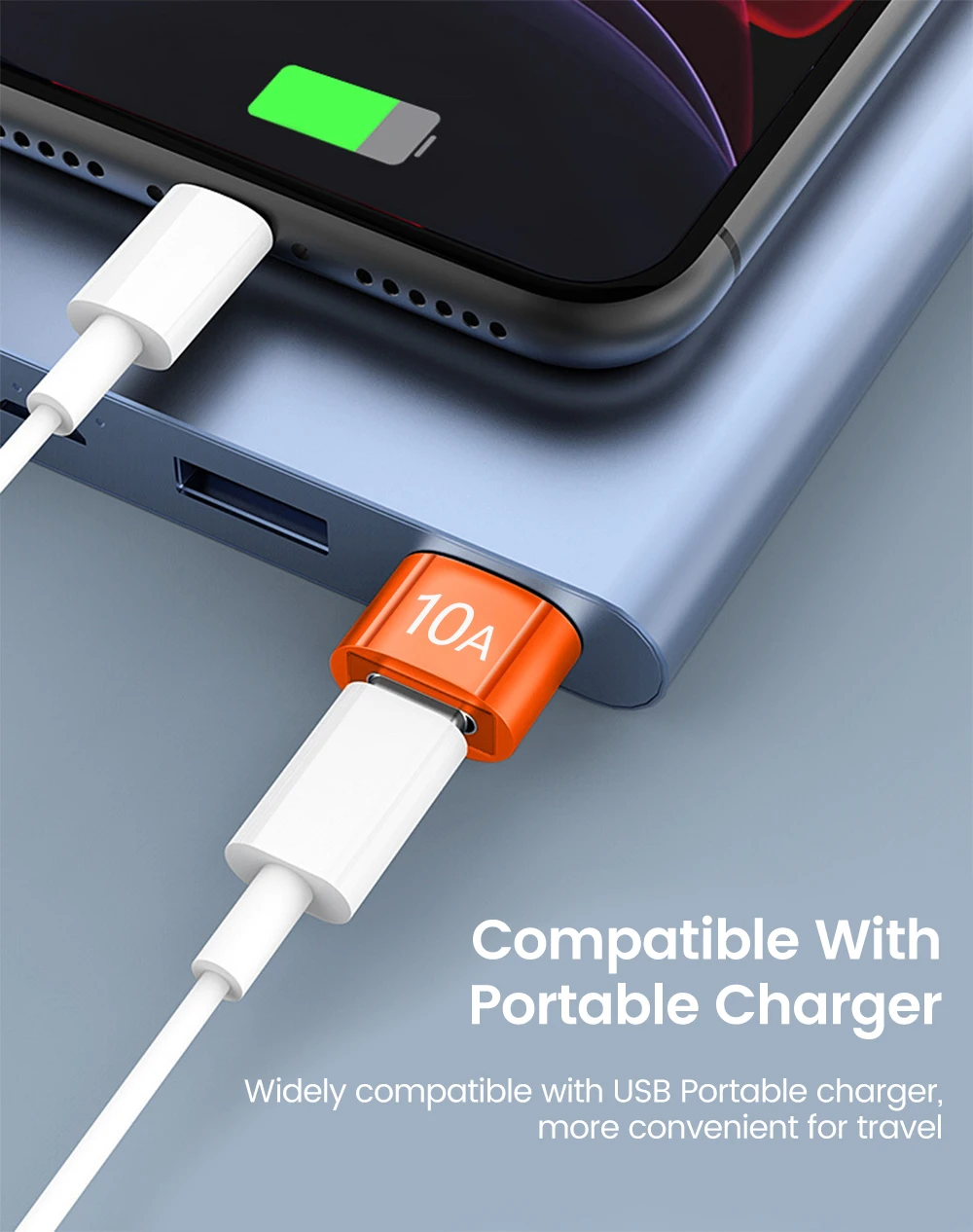 Elough 10A USB Type C To USB A Adapter USB 3.0to Type C OTG Converter Connector For Macbook iPad Huawei Xiaomi Samsung