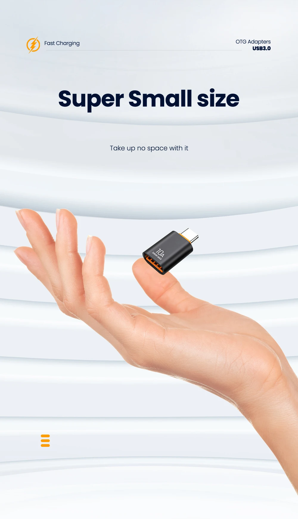 Elough 10A USB Type C To USB A Adapter USB 3.0to Type C OTG Converter Connector For Macbook iPad Huawei Xiaomi Samsung