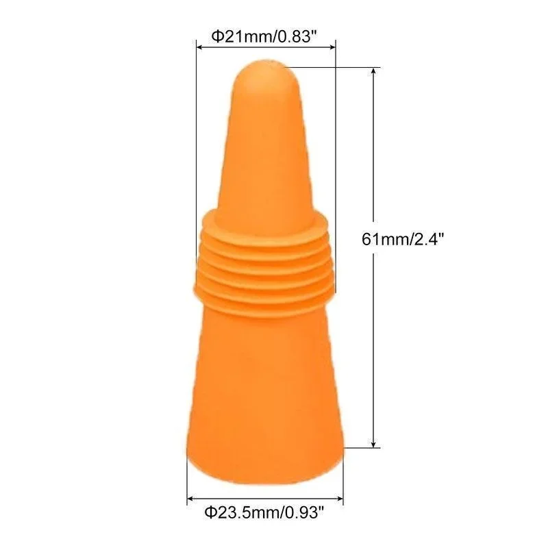 1PC Silicone Wine and Beverage Bottle Cap Set Leak Proof Champagne Bottles Sealer Stoppers Wine Cork Saver Stopper Reusable