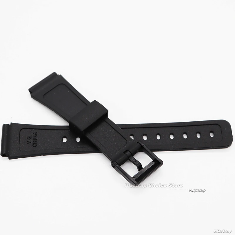 18 20 22mm Silicone Bracelet for CASIO W800H SGW400 Wristband for F84 F91W AE1200/1300 A158/168 F105/108 Resin Strap 12 14 16mm
