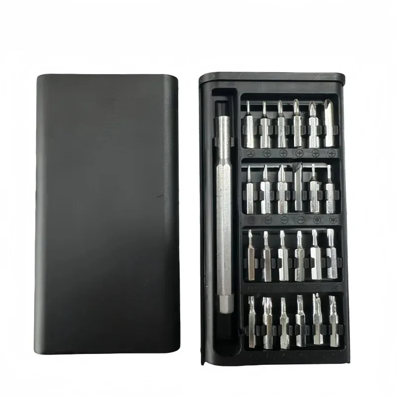25 in 1 mini screwdriver set,flat head and cross shaped small screwdrivers, suitable for electronic products,Halloween,Christmas