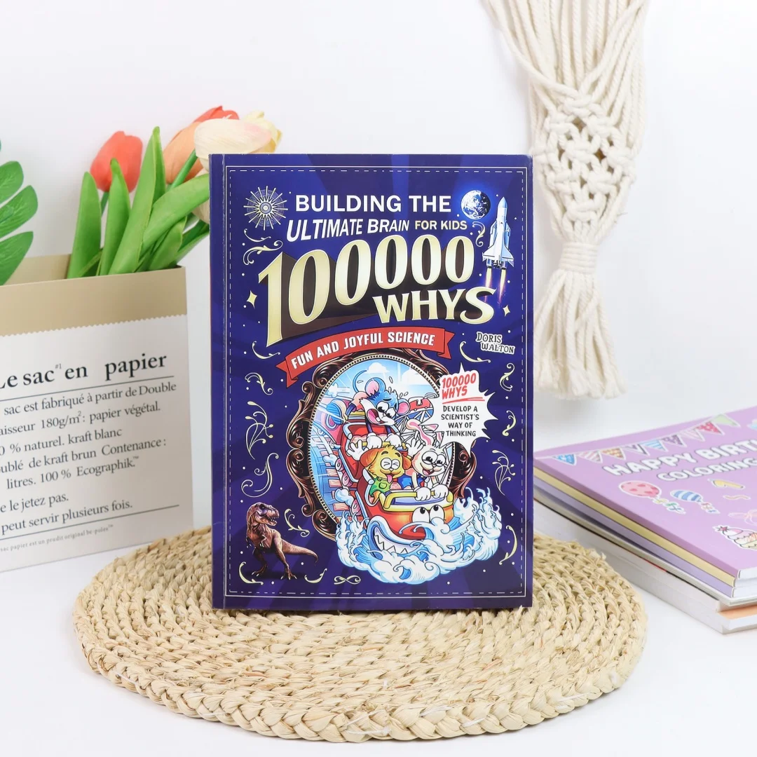100000 Whys: Creating the Ultimate Brain "English version Fun Science Cartoon Enlightenment Education STEM Learning