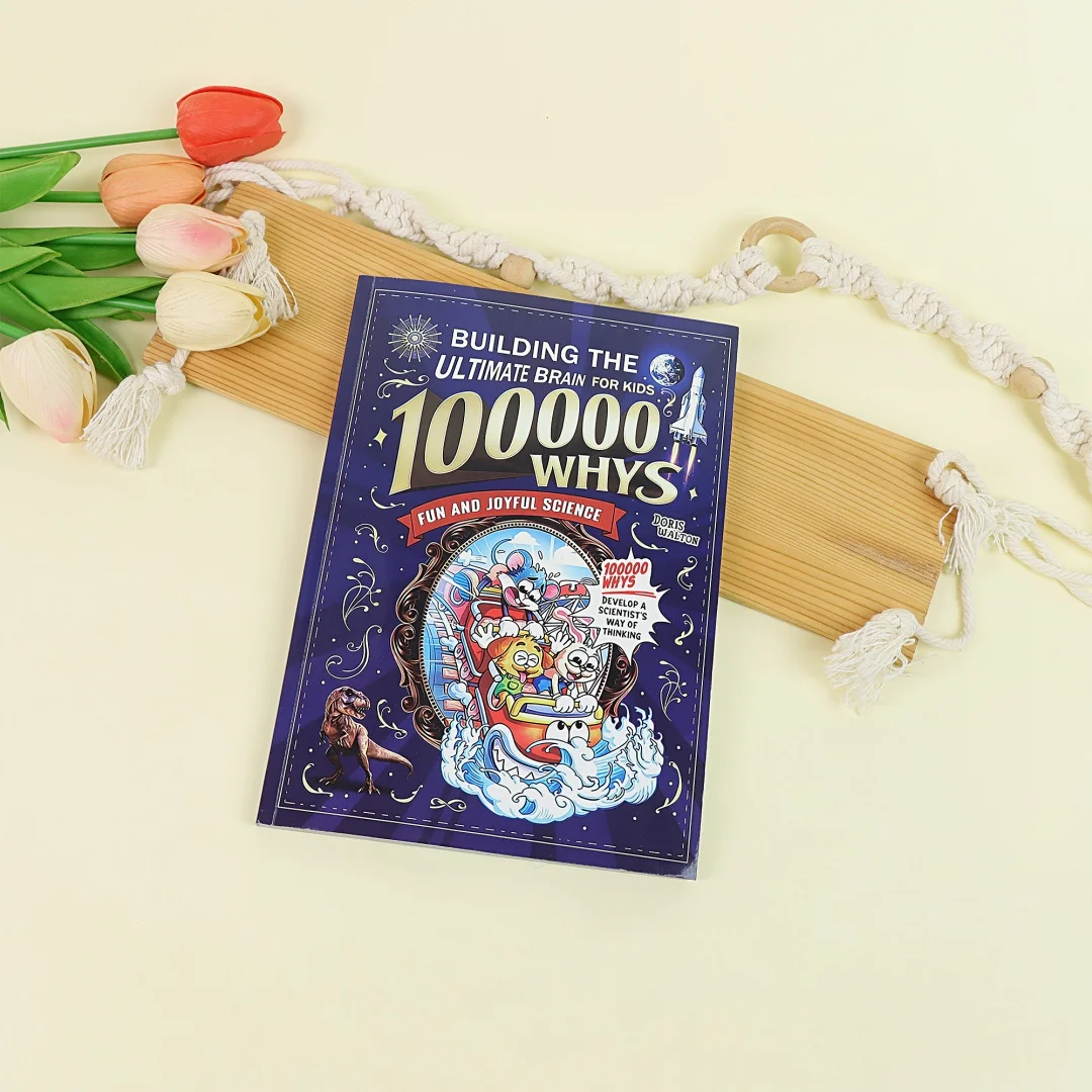 100000 Whys: Creating the Ultimate Brain "English version Fun Science Cartoon Enlightenment Education STEM Learning