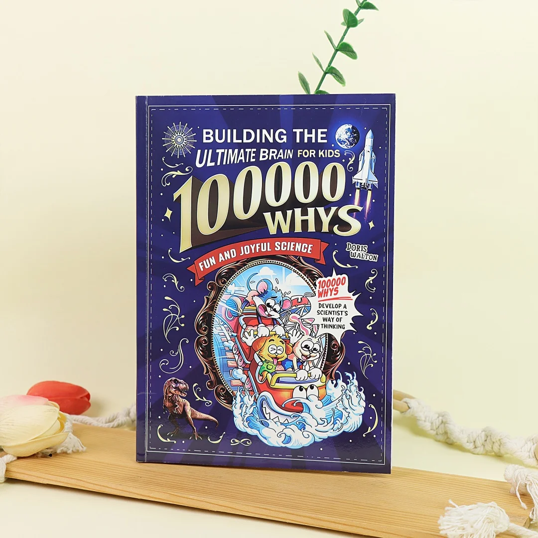 100000 Whys: Creating the Ultimate Brain "English version Fun Science Cartoon Enlightenment Education STEM Learning