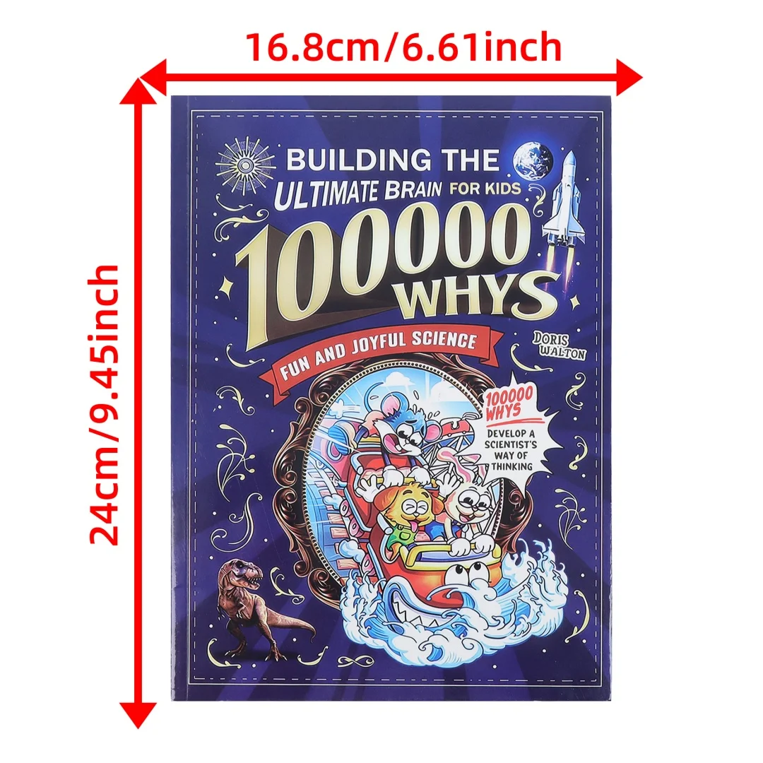 100000 Whys: Creating the Ultimate Brain "English version Fun Science Cartoon Enlightenment Education STEM Learning