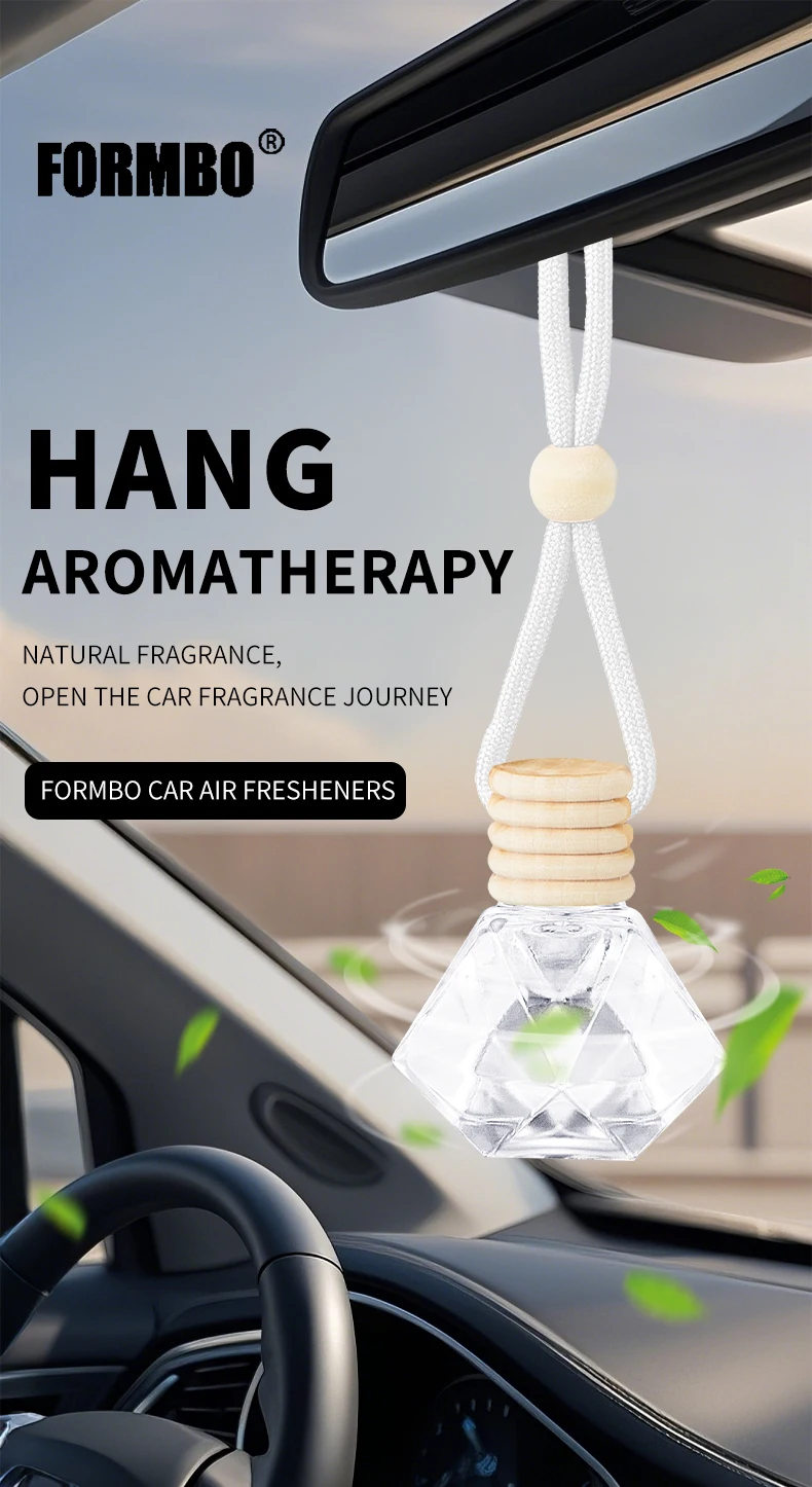 1pc 8ml Car Suspension Air Freshener, Cute Car Air Diffuser, Home Fragrance, Car Air Freshener Suitable for Wardrobes, Indoor An