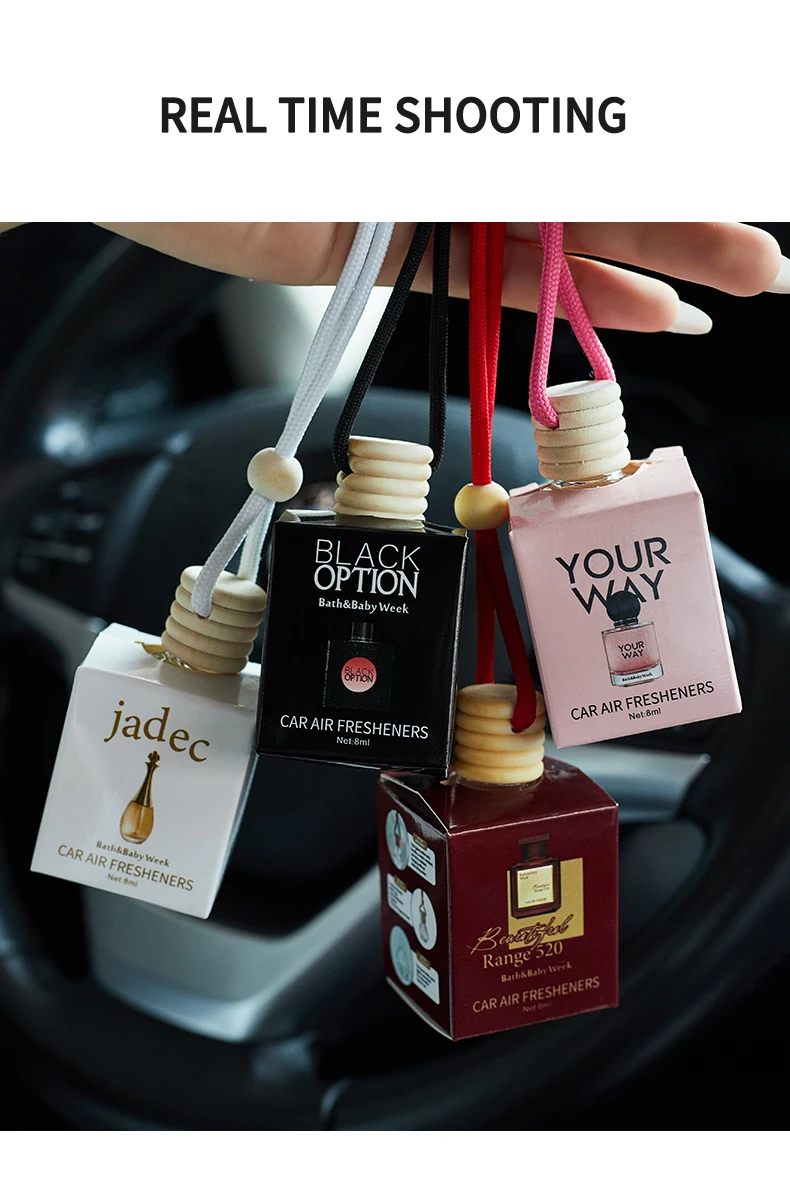 1pc 8ml Car Suspension Air Freshener, Cute Car Air Diffuser, Home Fragrance, Car Air Freshener Suitable for Wardrobes, Indoor An