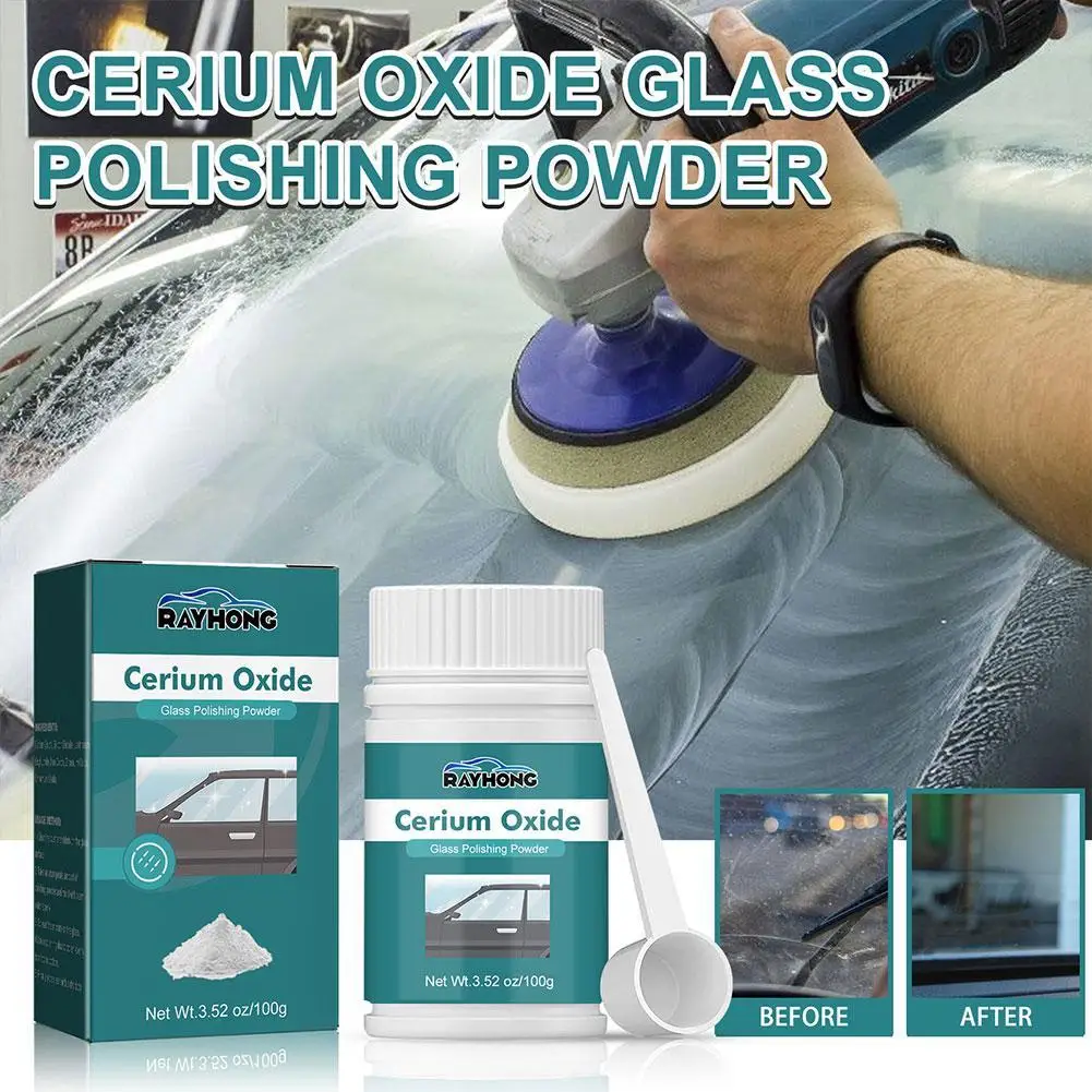 Cerium Oxide Glass Polishing Powder Window Windscreen Windshield Scratch Remover Repair Waxing Polish Pad Cerium Oxide for Glass