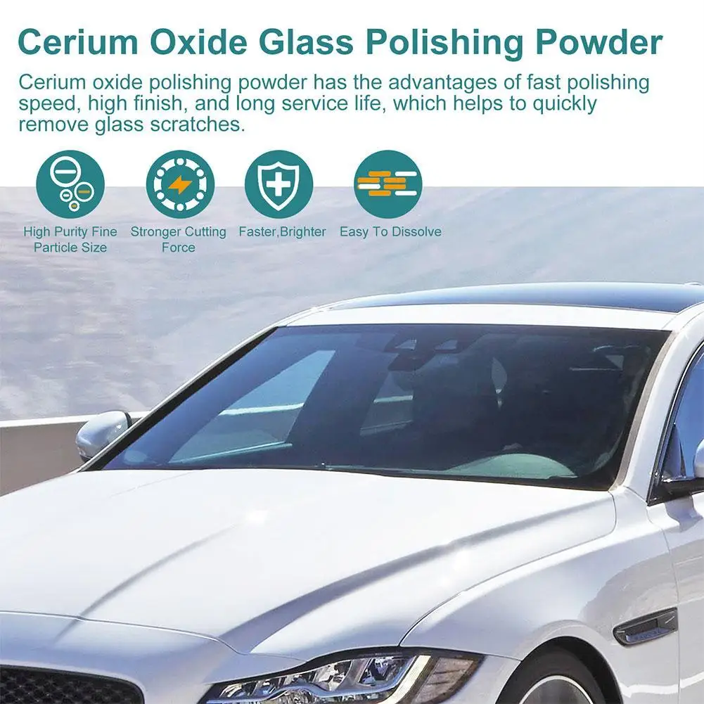 Cerium Oxide Glass Polishing Powder Window Windscreen Windshield Scratch Remover Repair Waxing Polish Pad Cerium Oxide for Glass