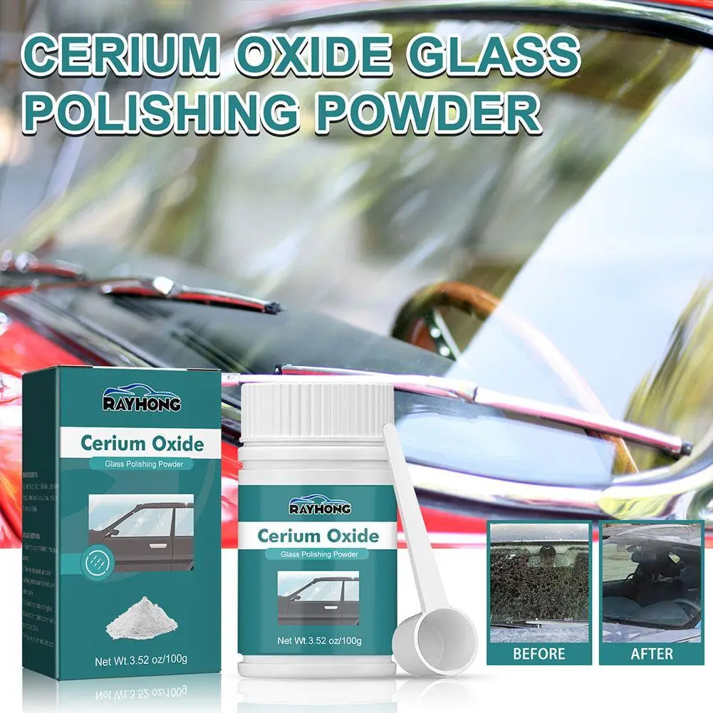 Cerium Oxide Glass Polishing Powder Window Windscreen Windshield Scratch Remover Repair Waxing Polish Pad Cerium Oxide for Glass