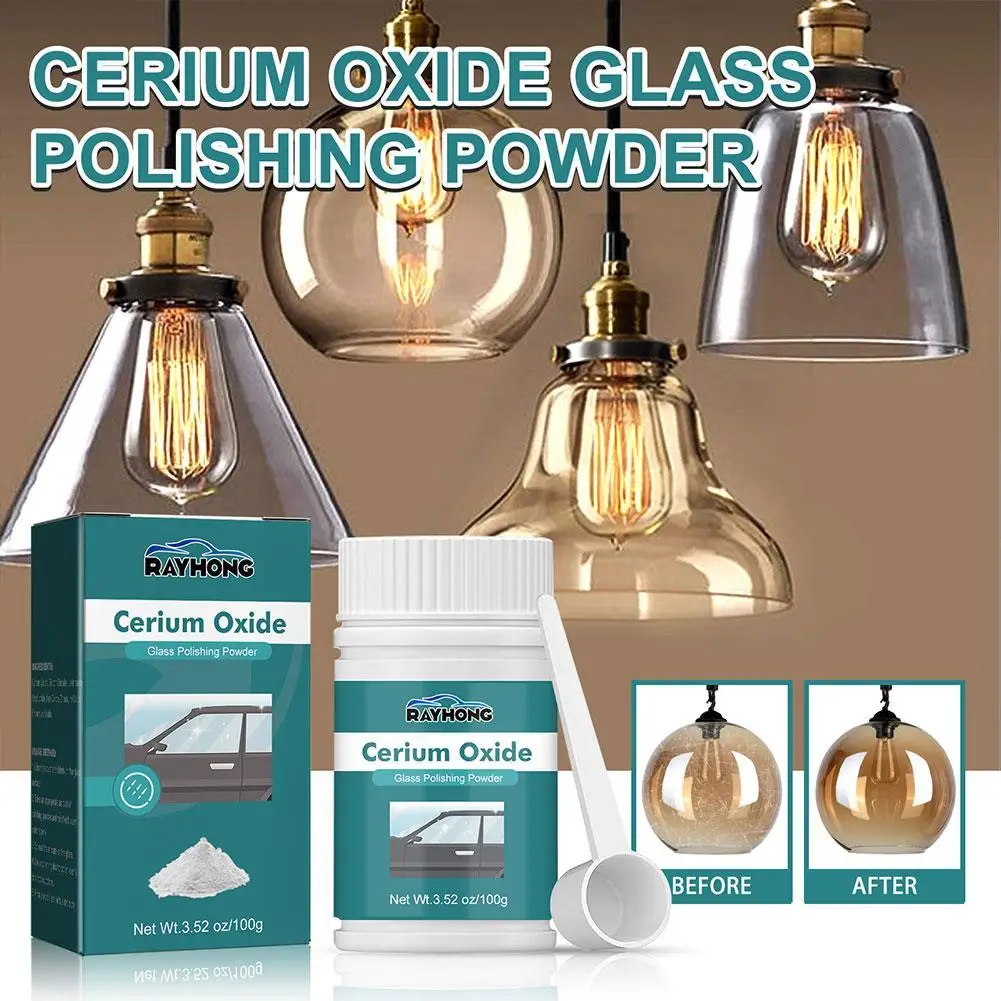 Cerium Oxide Glass Polishing Powder Window Windscreen Windshield Scratch Remover Repair Waxing Polish Pad Cerium Oxide for Glass