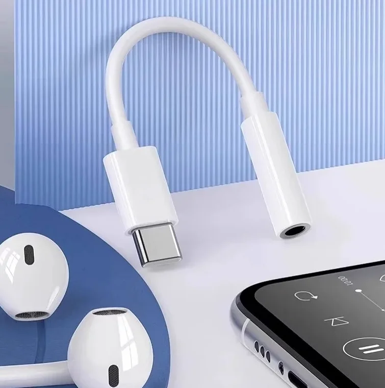USB Type C To 3.5 Jack Earphone Adapter USB-C 3 5mm Audio Cable Converter For IPhone 15 15 Pro MAX Samsung Galaxy Huawei Xiaomi