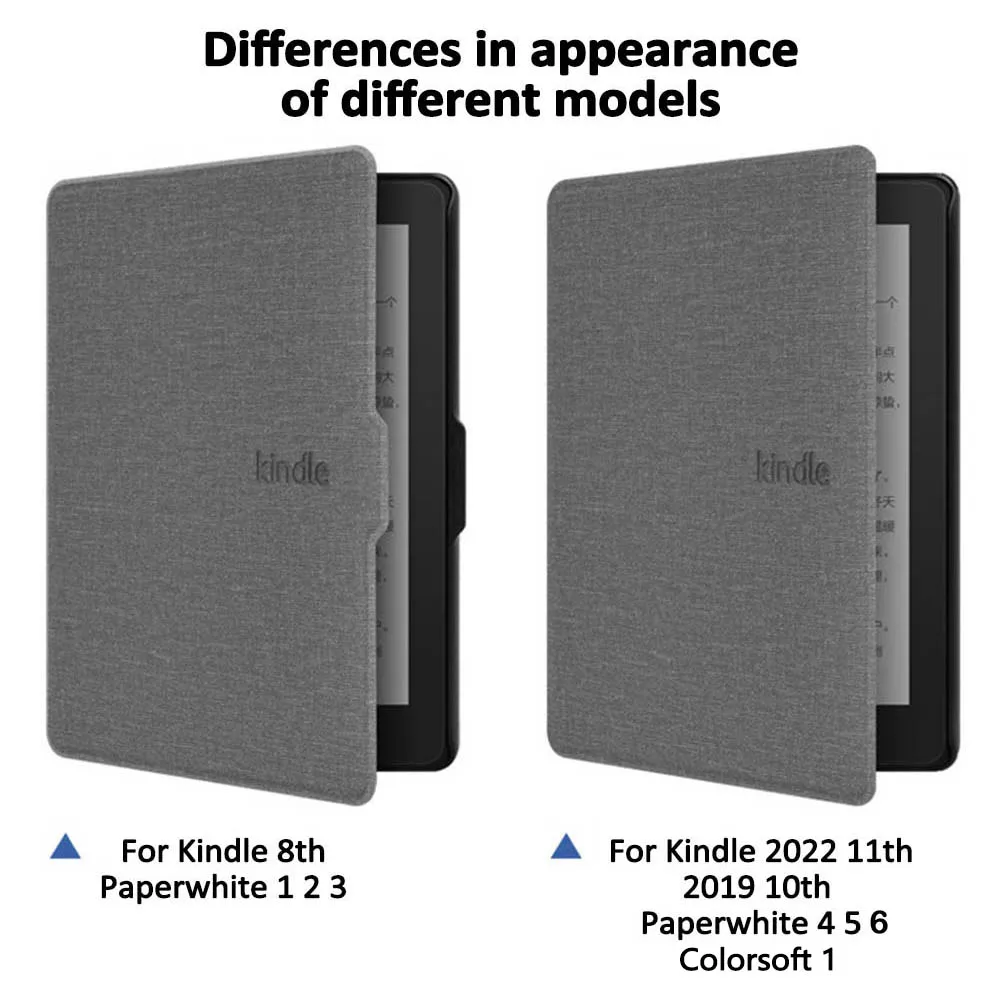 Case for Kindle 2024 2022 2021 Paperwhite Colorsoft 1 2 3 5 6 10th 11th 12th Generation 6 6.8 7 Inch Magnetic Pouch Cover Shell