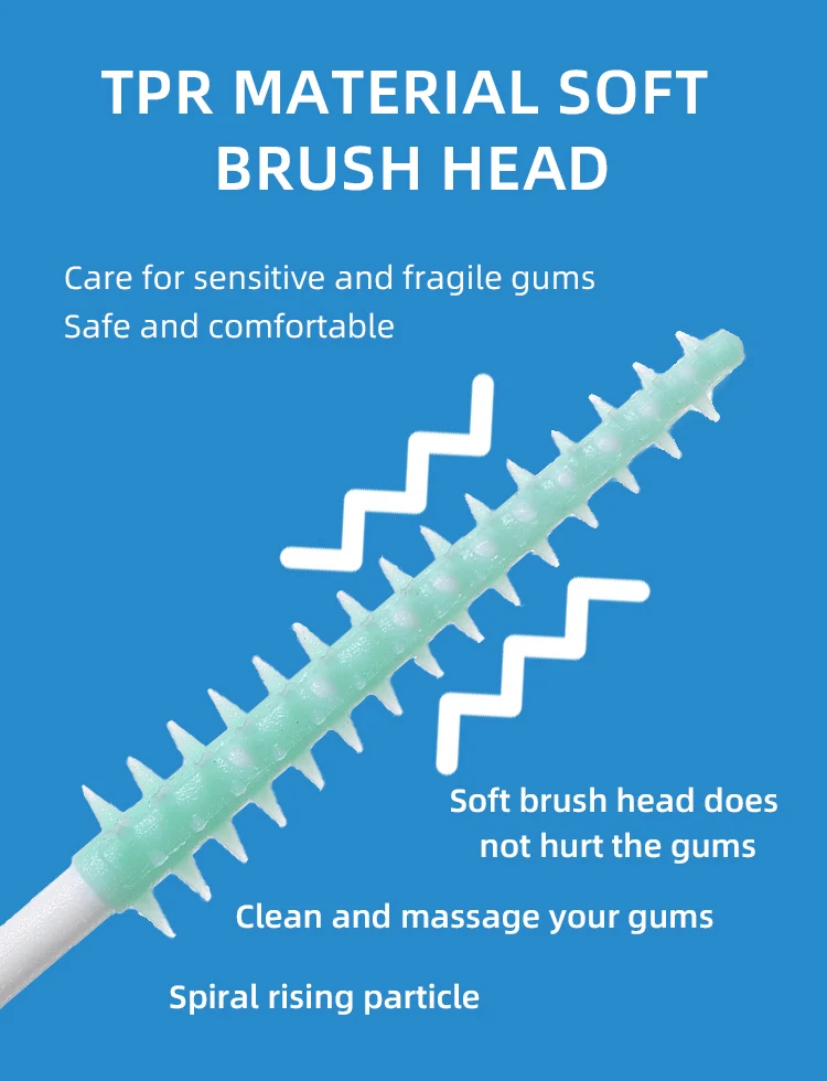 150Pcs/box Interdental Brush Soft Rubber Teeth Cleaning Tools Dental Cleaning Between Teeth Toothbrush Oral Hygiene Care Tools-