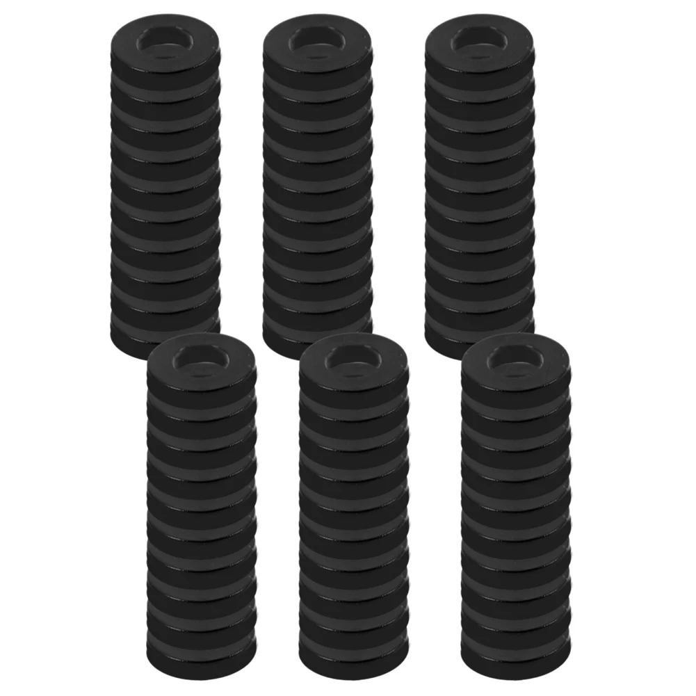 60pc Fitting Rings Washer White Plastic For Door Hinge 0.5-1.2mm Nylon Gasket High Temperature Insulation Flat Gasket