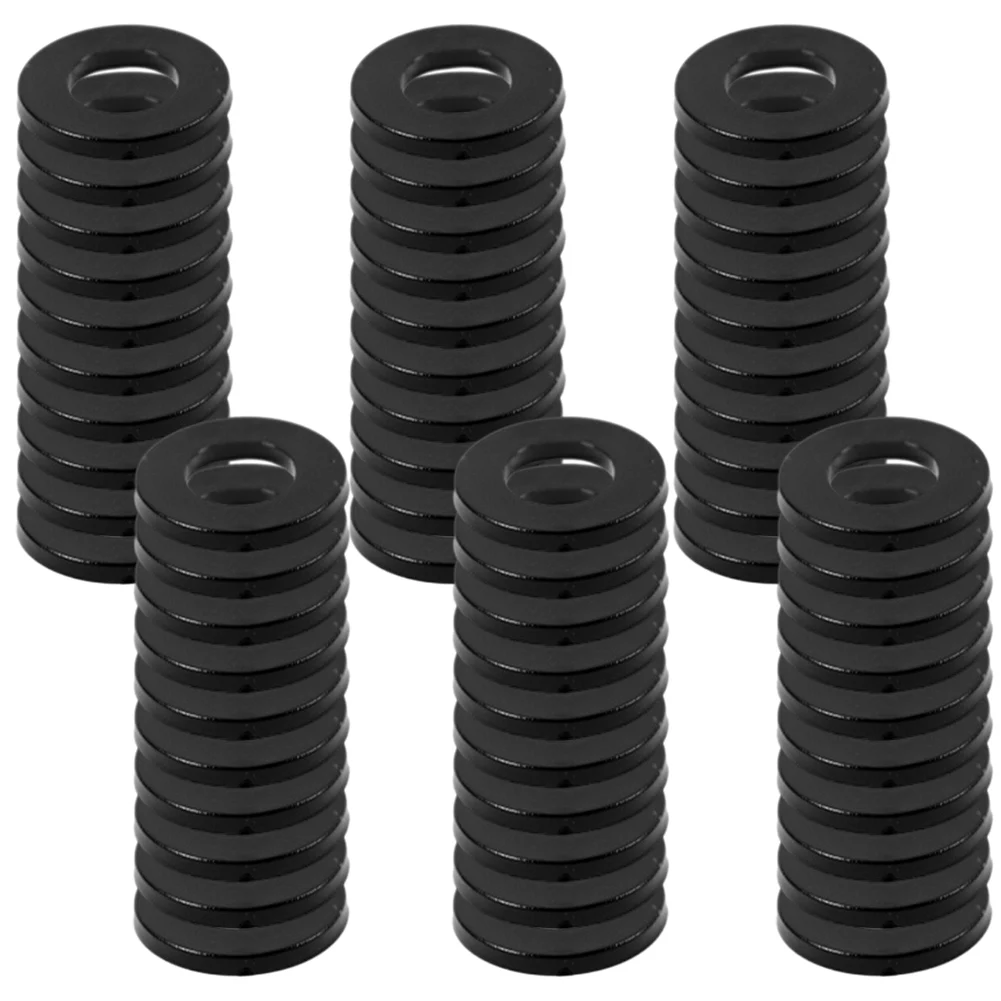 60pc Fitting Rings Washer White Plastic For Door Hinge 0.5-1.2mm Nylon Gasket High Temperature Insulation Flat Gasket
