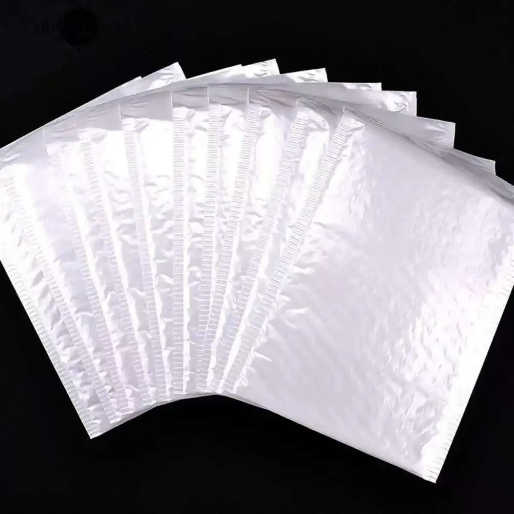 Pearlescent Bubble Mailers Padded Envelopes, Self-Adhesive Waterproof Shipping Bags with Foam Lining for Packaging and Mailing