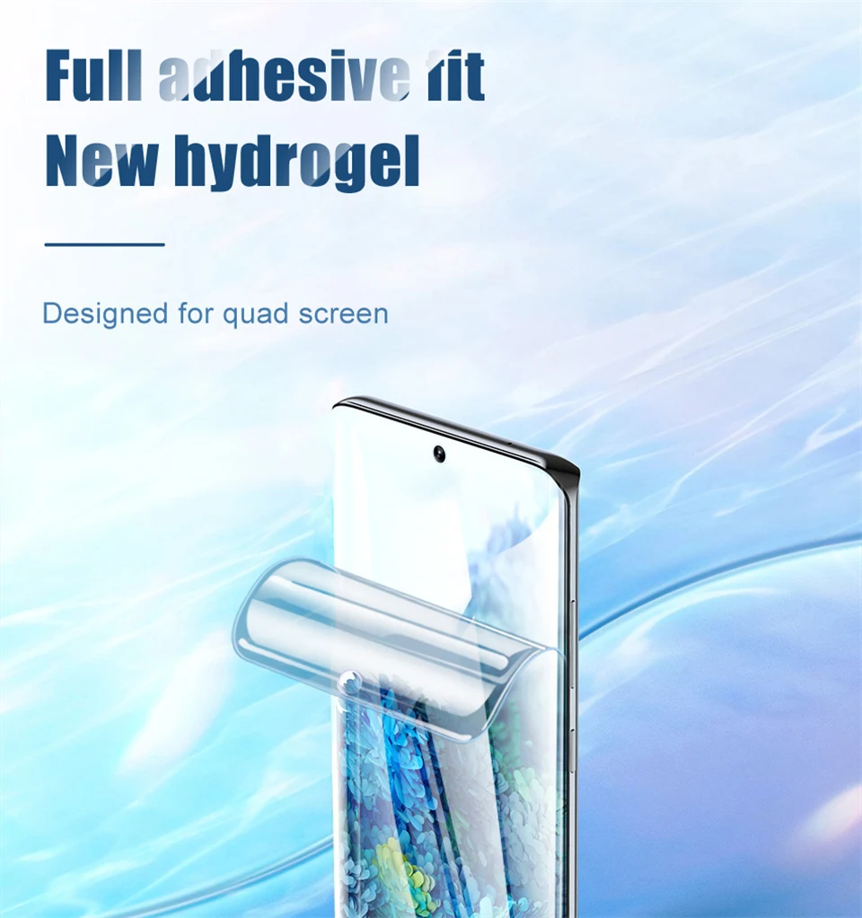 HD Hydrogel Film For Samsung Galaxy S24 S23 S22 S21 S20 Ultra Plus Screen Protector Note 20 10 9 S10 Lite FE A55 A35 A54 A15 5G
