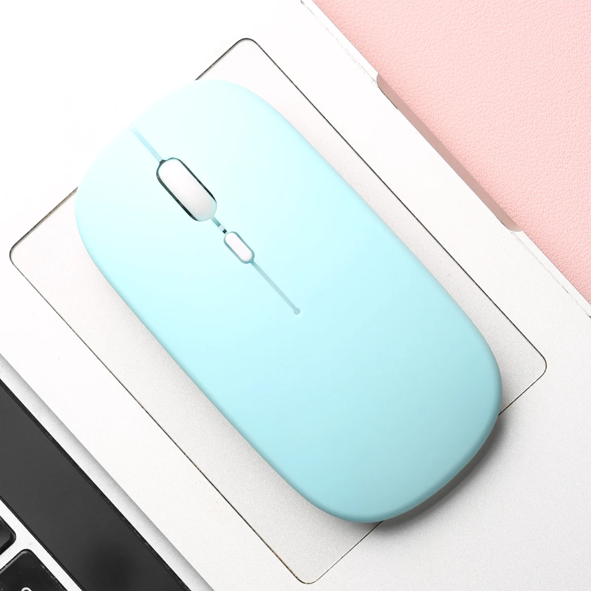 Wireless Bluetooth-compatible Mouse Portable Ergonomic Computer Mice For Laptop iPad Tablet PC Mobile Phone Office Gaming Mouse