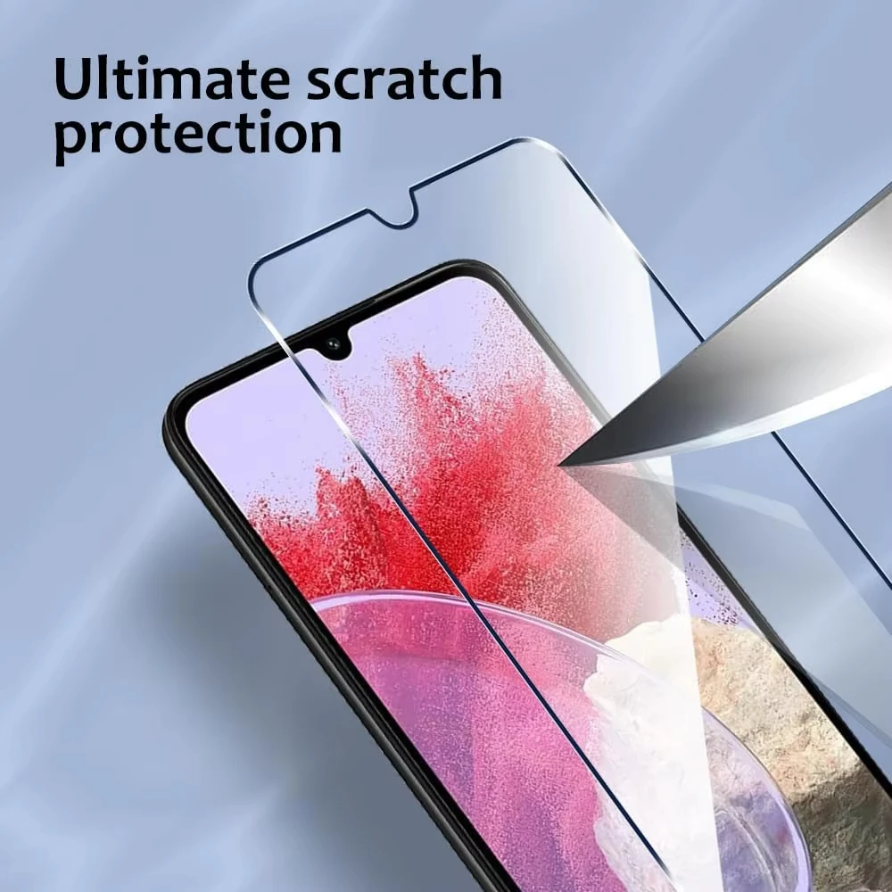 5-1Pcs Tempered Glass For Samsung Galaxy A56 A36 A26 A16 A57 A37 A07 A06 A55 A54 A35 A34 A33 S26 Ultra S25 S24 Screen Protectors