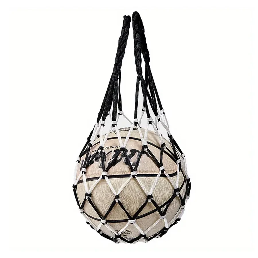 Basketball Net Bag Thick Woven Net Basketball Storage Durable Nylon Training Net Bag for all kinds of balls 