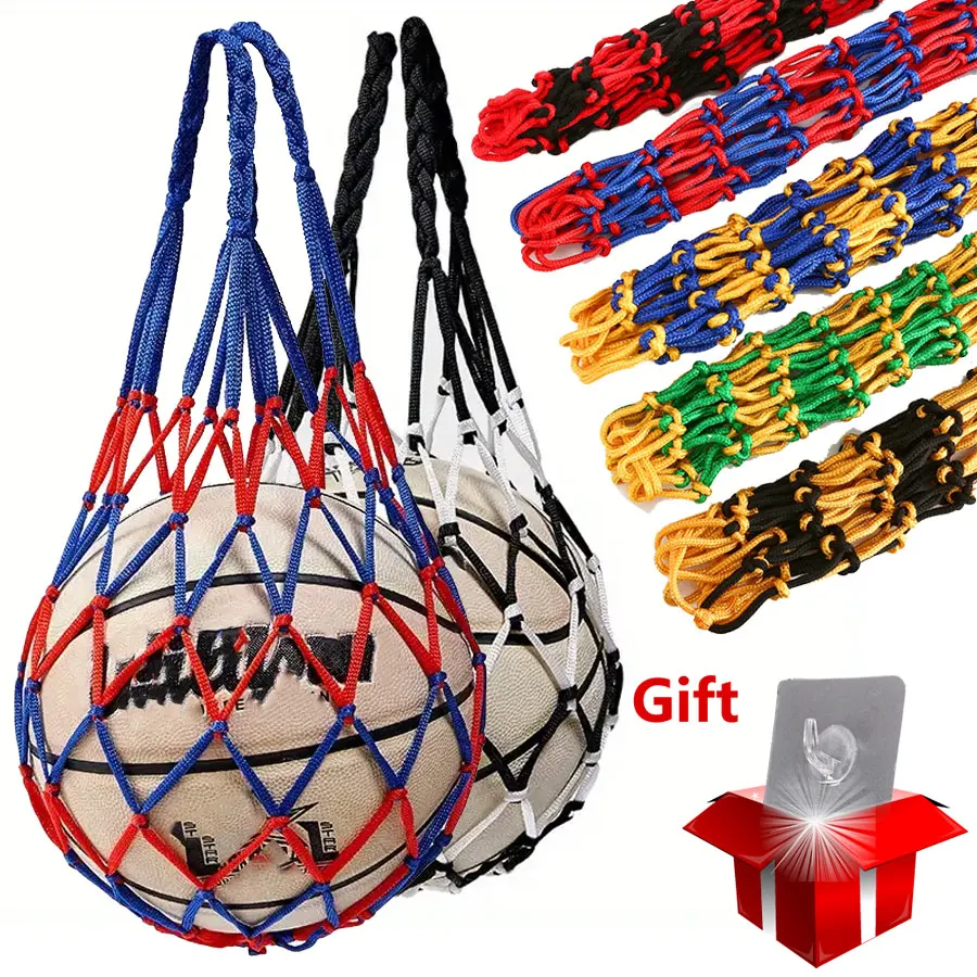 Basketball Net Bag Thick Woven Net Basketball Storage Durable Nylon Training Net Bag for all kinds of balls 