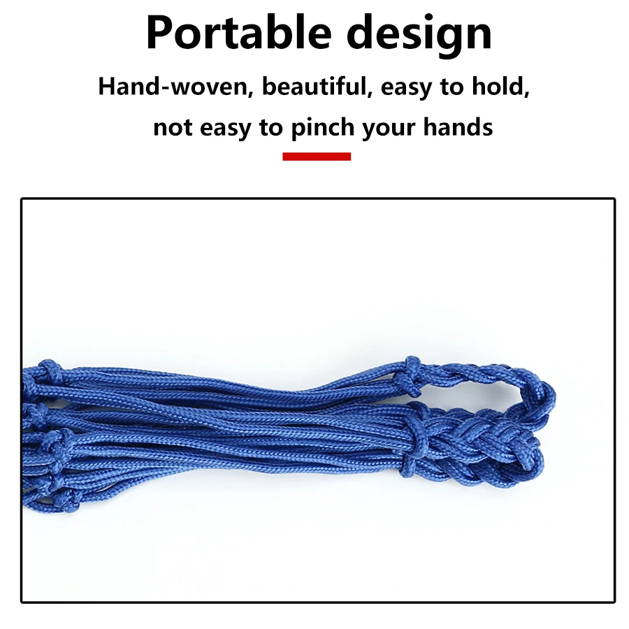 Basketball Net Bag Thick Woven Net Basketball Storage Durable Nylon Training Net Bag for all kinds of balls 